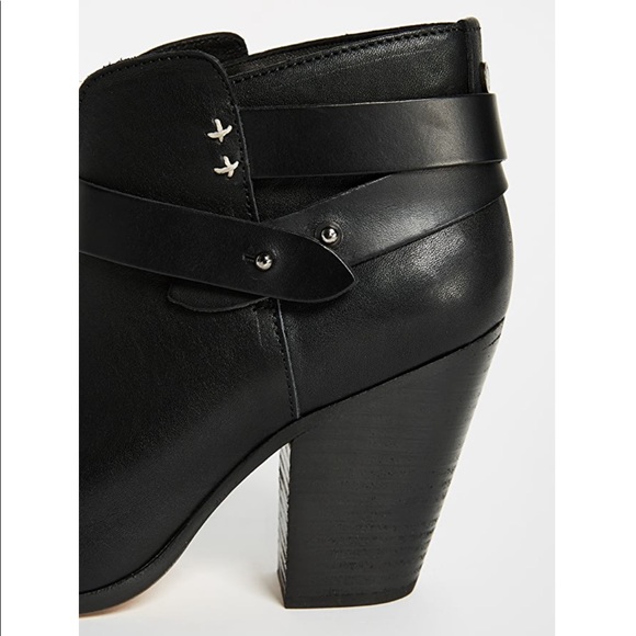 Rag & Bone Harrow Booties in Black - Picture 5 of 12
